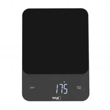 TFA Dostmann Brownie digitaalinen keittiövaaka musta 5 kg 50.2008.01