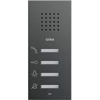 Gira pinta-asennettava handsfree-asuntoasema antrasiitti 125028