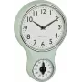 TFA Dostmann 60.3073.20 kvartsimekaaninen seinäkello 196 mm x 58 mm minttu