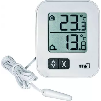 TFA Dostmann 30.1043.02 digitaalinen thermo-hygrometri valkoinen
