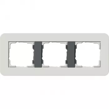 Gira System 55 peitekehys 3-kertainen vaaleanharmaa/antrasiitti 0213421