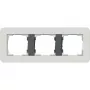 Gira System 55 peitekehys 3-kertainen vaaleanharmaa/antrasiitti 0213421