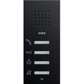 Gira Audio sisäasema 1250005 pinta-asennus System 55 musta