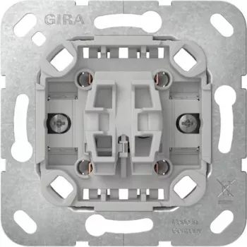 GIRA painikeosa, 1-napainen NO, 10 A, uppoasennus, System 55 312700