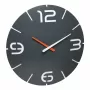 TFA Dostmann Design Contour -radioseinä kello, musta/valkoinen (60.3536.10)