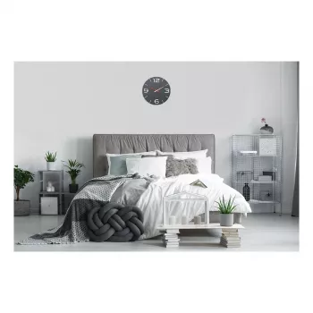 TFA Dostmann Design Contour -radioseinä kello, musta/valkoinen (60.3536.10)