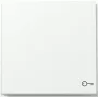 Gira TX44 keinupainike ovaisymbolilla, puhtaanvalkoinen silkkinen matt 328766