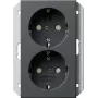 GIRA SCHUKO-pistorasia 1-osainen antrasiitti 273128