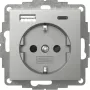 Gira SCHUKO-pistorasia USB-laturilla Type-A/C 2459600