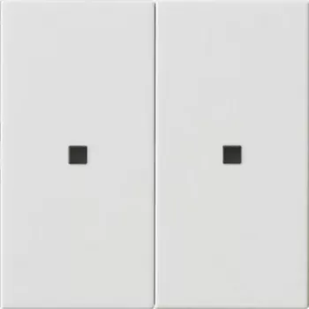 GIRA 510703 KNX RF käyttöpaneeli 2-osainen System 55 puhtaanvalkoinen