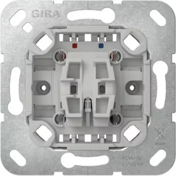 GIRA 387000 keinupainikeosuus nollajohdinklemmen kanssa, 1x NO, 250 V, 10 A, ilman kynsiä