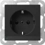Gira 4170005 SCHUKO-pistorasia LED-suuntavalolla ja valoisuustunnistimella, System 3000, kiiltävänvalkoinen