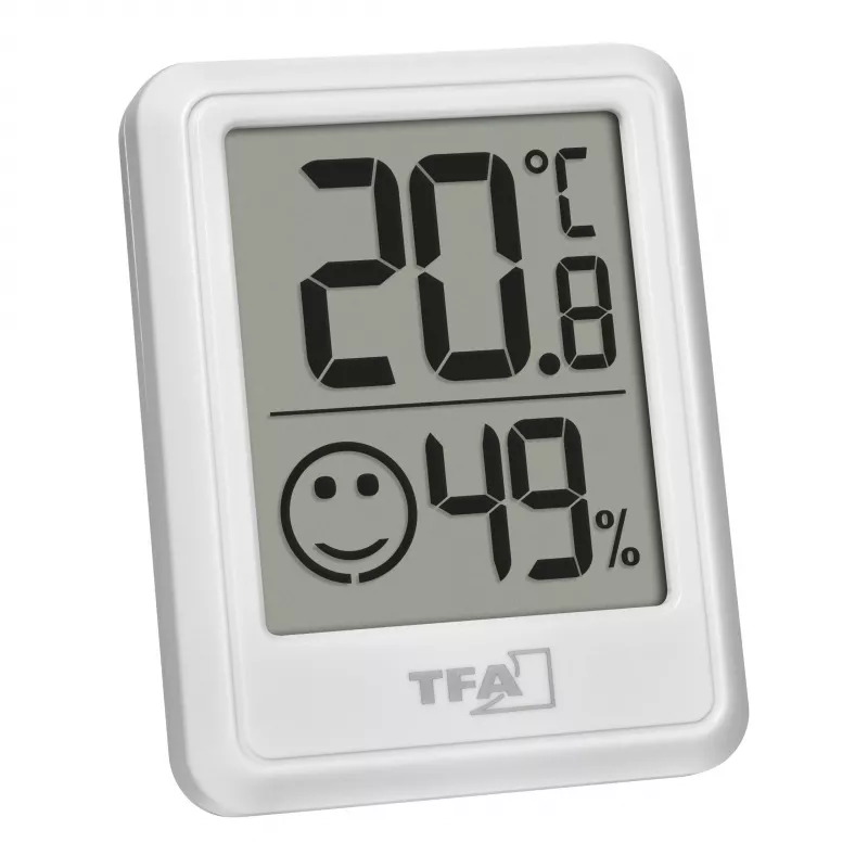 TFA Dostmann COSY lämpö-kosteusmittari valkoinen 30.5060.02.03