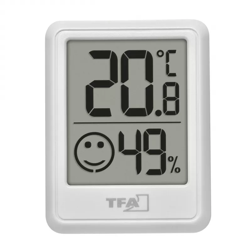 TFA Dostmann COSY lämpö-kosteusmittari valkoinen 30.5060.02.03