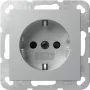 Gira SCHUKO-pistorasia LED-suuntavalolla ja sulkimella, reinweiß 475526