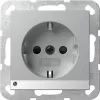 GIRA 417026 SCHUKO-pistorasia LED-suuntavalolla, System 55