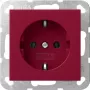Gira System 55 SCHUKO-pistorasia punainen 4455108