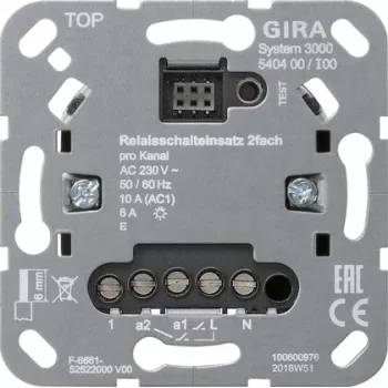 Gira relekytkinosa 2-kertainen System 3000 540400