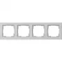 Gira Standard 55 peitekehys, 4-kertainen, harmaa 021437