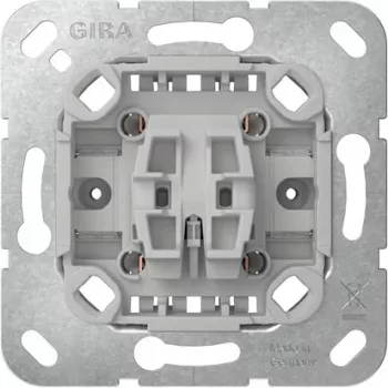 GIRA 381700 ristikytkinosa, uppoasennus, 10 A, 250 V, ruuviliittimet, ilman kynsiä, System 55
