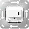 Gira SCHUKO-pistorasiaosa USB Type-C PD:llä, 16 A, 250 V, uppoasennus, musta 236200
