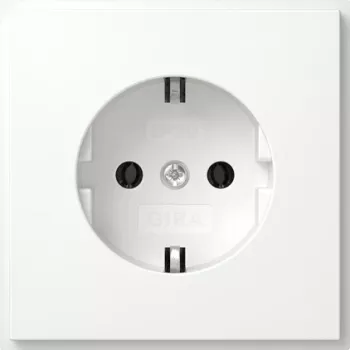 Gira TX_44 Schuko-pistorasia 1-osainen uppoasennus 16 A 250 V puhtaanvalkoinen kiiltävä 418866