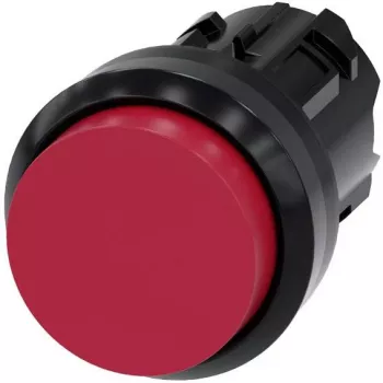 Siemens SIRIUS ACT painikkeen etuelementti, muovi, punainen, 22mm, valaisematon, hetkellinen 3SU1000-0BB20-0AA0