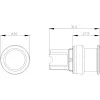 Siemens SIRIUS ACT sienipainikkeen etuelementti, muovi, vihreä, 40 mm, hetkellinen 3SU1000-1AD40-0AA0