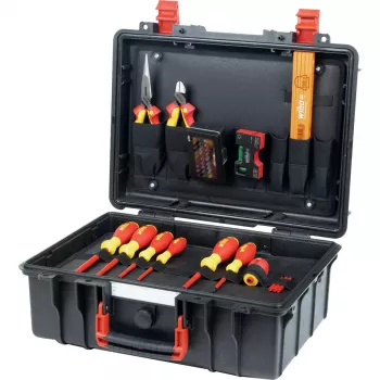 Wiha Basic Set L Electric 46-osainen VDE-eristetty työkalusalkku 47312