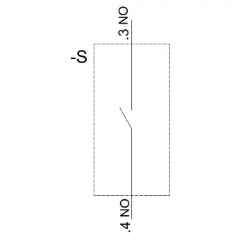 SIEMENS SIRIUS ACT 3SU1400-1AA10-1LA0 kosketinmoduuli, 1 NO, ruuviliitin, pohja-asennus