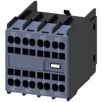 Siemens SIRIUS apukosketinlohko 1NO+3NC, etuasennus, ruuviliittimet, 3RH2911-2HA13