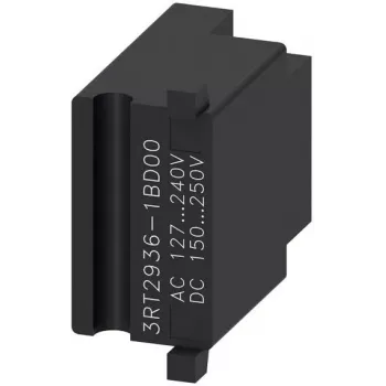 Siemens SIRIUS 3RT2936-1BD00 varistori-ylijännitesuoja 3RT2-kontaktoreille, 127-240 V AC / 150-250 V DC, pistoliitettävä etuasennus