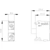 SIEMENS SIRIUS ACT LED-moduuli, integroitu LED, punainen, 6-24V AC/DC, ruuviliitin 3SU14011BG201AA0