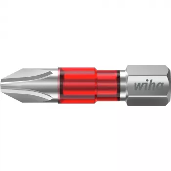 Wiha 7011TY Phillips PH2 x 29 mm ruuvauskärjet, 25 kpl:n pakkaus, 1/4 tuuman kuusiokolo 42539