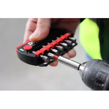 Wiha 7011TY Phillips PH2 x 29 mm ruuvauskärjet, 25 kpl:n pakkaus, 1/4 tuuman kuusiokolo 42539