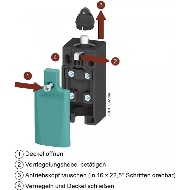 Siemens 3SE5122-0CA00 asentokytkin