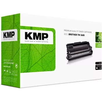 KMP värikasetti Brother TN-3600 musta 3000 sivua kunnostettu 1272,0000