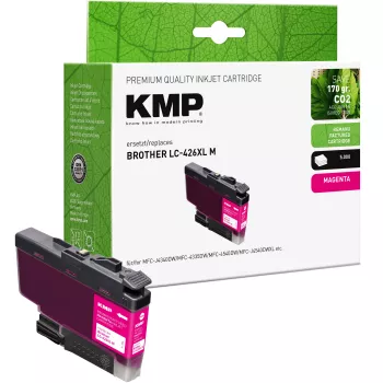 KMP kunnostettu magenta mustepatruuna Brother LC426XLM (5000 sivua) 1550,4006