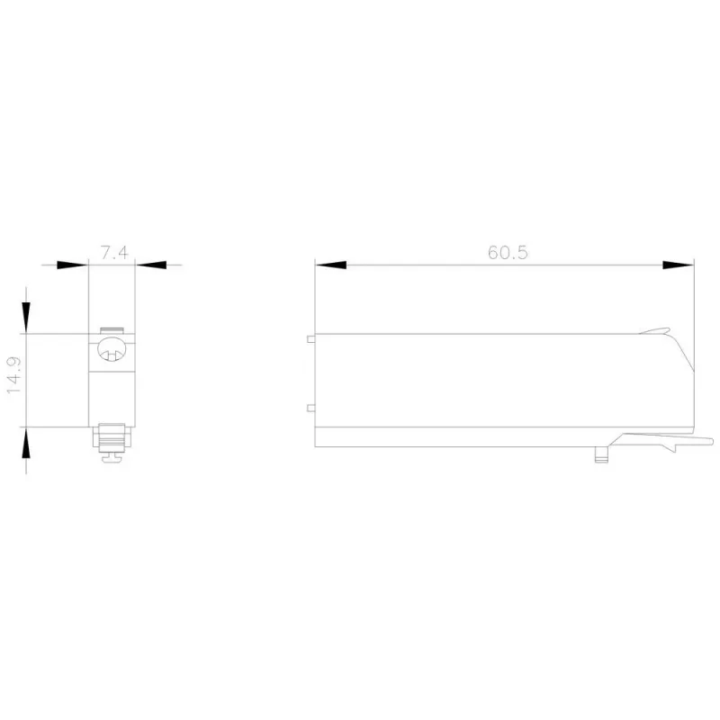 Siemens 3ZY1122-1BA00 riviliitin, 6 kpl