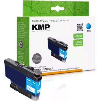 KMP syaani yhteensopiva mustepatruuna Brother LC-3239XLC (High Yield) 1543,4003