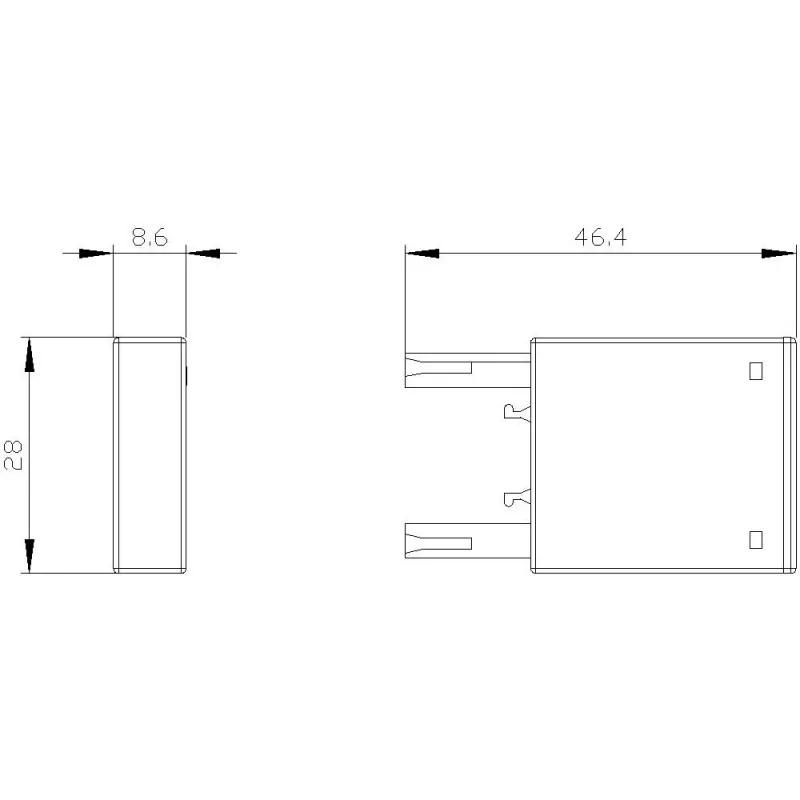 Siemens SIRIUS 3RT2 ylijännitesuojaus, varistori, 48-127 V AC/70-150 V DC, kontaktoreille S00-S3 3RT29161BC00