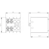 Siemens apukosketinlohko 3RH2911-1HA20, 2 NO, etuasennus, ruuviliittimet