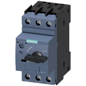 SIEMENS SIRIUS 3RV2 moottorinsuojakytkin 1,1-1,6A 3-napainen S00 ruuviliittimet 3RV20211AA10