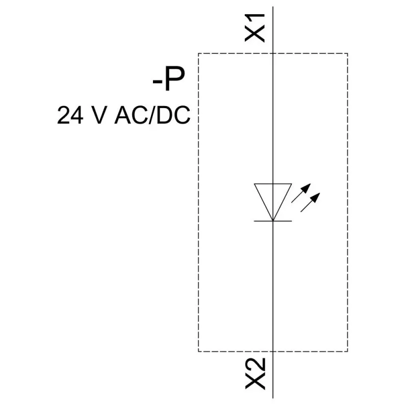 SIEMENS SIRIUS ACT LED-moduuli integroidulla LEDillä, 24V AC/DC, keltainen (3SU14012BB301AA0)