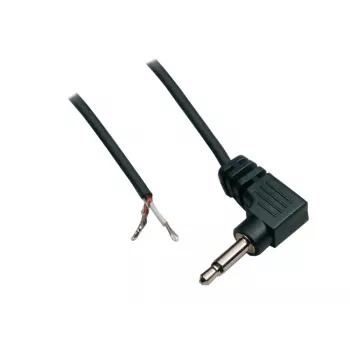 BKL Electronic 1101050 3,5 mm mono-jakkiliitin, 2-napainen, juotosliitäntä, metallikotelo