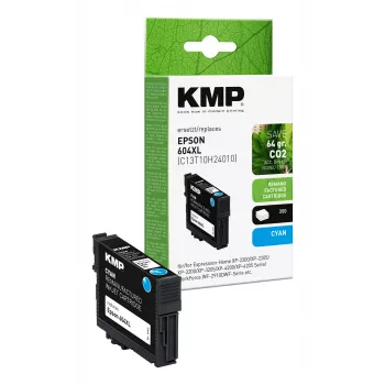 KMP syaani yhteensopiva mustepatruuna Epson T10H2 (1662,4003)