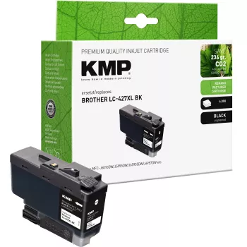 KMP yhteensopiva musta mustepatruuna korvaa Brother LC427XLBK (erittäin suuri sivumäärä, 6000 sivua) 1551,4001