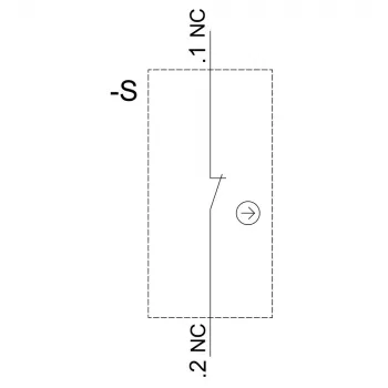 Siemens SIRIUS ACT kontaktimoduuli 3SU1400-1AA10-1MA0, 1 NO + 1 NC, ruuviliitin, 500 V AC/DC