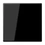 JUNG LS 101 SW keinupainike 1-osainen F10, duroplasti, sarja LS, musta
