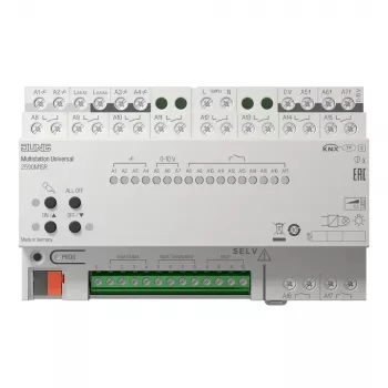 JUNG 2590M1SR KNX multistation universaali, DIN-kisko, 8 TE